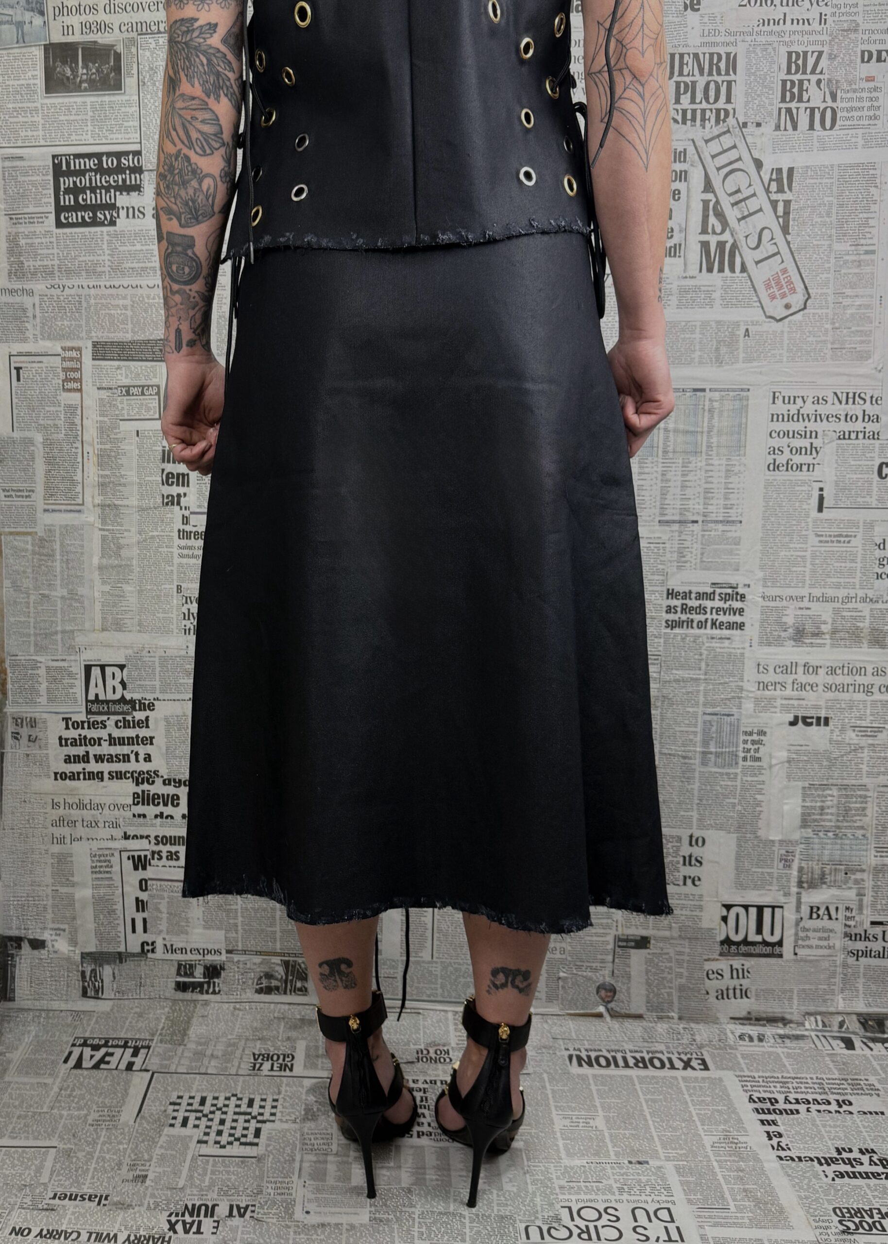 LACED MIDI SKIRT - Image 3